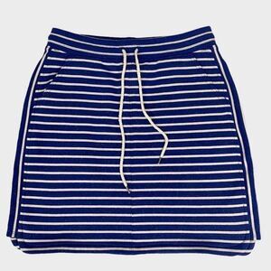 T by Talbots striped Terry cloth Skirt size P / 0-2